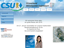 Tablet Screenshot of csu-mittelstetten.de